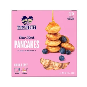 Belgian Boys Bite-Sized Refrigerated Pancakes 72 CT