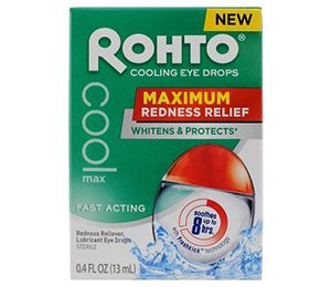 Rohto Cooling Eye Drops Cool Maximum Redness Relief - .4 fl oz