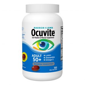 Bausch & Lomb Ocuvite Adult 50+ Eye Vitamin & Mineral Supplement, 150 ct.