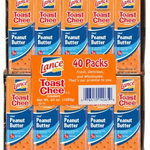 Lance Toast Chee Peanut Butter and Cheese Crackers, 40 pk./1.5 oz.