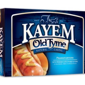 Kayem Old Tyme Natural Casing Franks, 2.5 lbs.