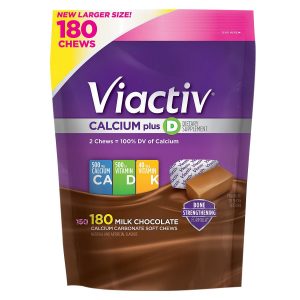 Viactiv Milk Chocolate Calcium Plus Vitamin D Chews, 180 ct.