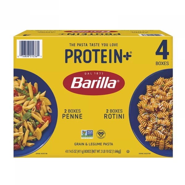 Barilla Protein + Pasta Penne & Rotini 4ct