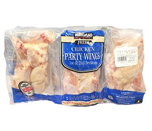 Kirkland Signature Fresh Chicken Party Wings Price per LB. 7 - 7.5 LB