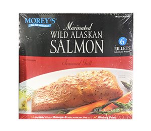 Morey's Seafood Wild Marinated Salmon 2.25 LB
