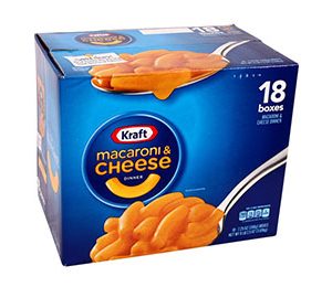 Kraft Macaroni & Cheese 7.25 OZ / 18 Pack.