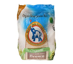 Super Lucky Elephant Organic Brown Jasmine Rice 10 LB.
