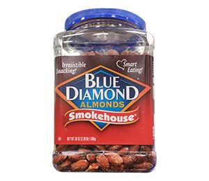 Blue Diamond Smokehouse Almonds. 38 OZ.