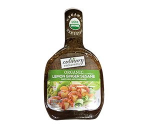 Culinary Treasures Organic Lemon Ginger Dressing 32 OZ