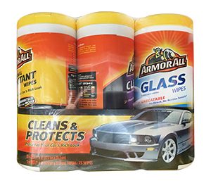 Armor All Wipes Clean-Protect-Glass 3 Pack