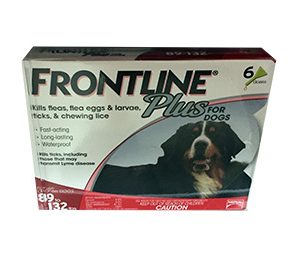 Frontline Plus 6 Applications for Dogs. Extra Large.