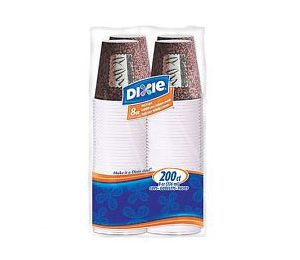Dixie 8 oz Cups - 160 Pack