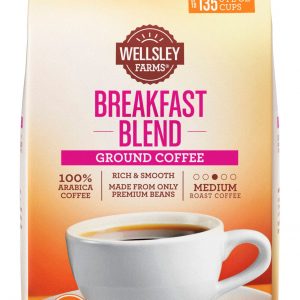 Wellsley Farms Breakfast Blend Ground Coffee, 40 oz.