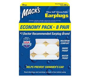 Mack's Pillow Soft Silicone Putty Earplugs - 8 Count