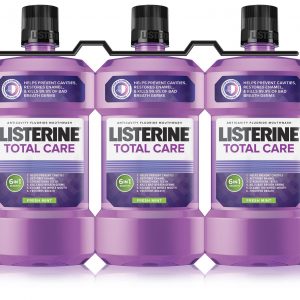 Listerine Total Care Fresh Mint Anticavity Mouthwash, 3 pk./1L