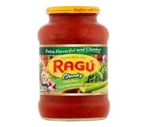 Ragu Chunky Garden Combination Pasta Sauce 26 oz