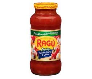 Ragu Chunky Tomato-Garlic & Onion Pasta Sauce 45 oz