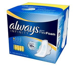 Always Infinity Regular Pads 18 CT