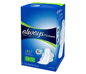 Always Infinity Pads with Avec Flex Foam 32 CT