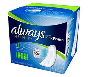 Always Infinity Pads For Heavy Flow 16 CT