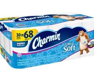 Charmin Ultra Soft Toilet Paper - 30 Double Plus Rolls