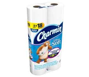 Charmin Ultra Soft Toilet Paper - 8 Double Plus Rolls