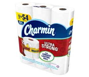 Charmin Ultra Strong Toilet Paper- 12 Mega Plus Roll