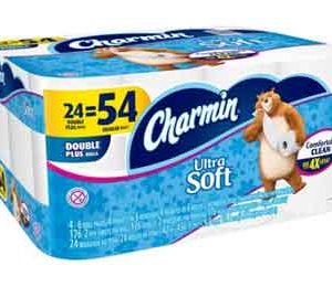 Charmin Ultra Soft Toilet Paper - 24 Double Plus Rolls