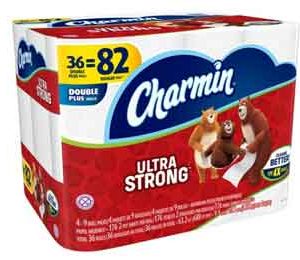 Charmin Ultra Strong Toilet Paper- 36 Double Plus Roll
