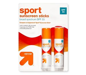 up & up Sport Sunscreen Sticks with SPF 55 - 1.2 oz