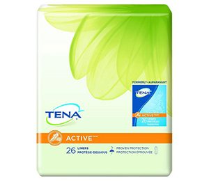 TENA Incontinence Liners for Women, Very Light, Regular - 26 Count