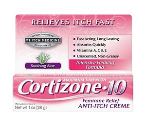 Cortizone 10 Feminine Relief Anti-Itch Creme - 1 oz