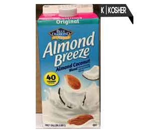 Blue Diamond Unsweetened  Original Almondmilk, 40 Calories, Half Gallon