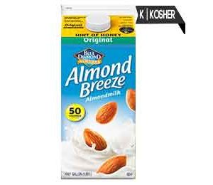 Blue Diamond Hint of Honey Original Almond Milk, 50 Calories, Half Gallon