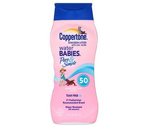 Coppertone Water BABIES Pure & Simple Sunscreen Lotion with SPF 50 - 8 oz