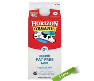 Horizon Organic 0% Fat-Free Organic Milk, Half Gallon