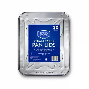 Berkley Jensen Half Size Steam Aluminum Pan Lids, 30 ct.