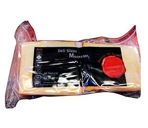 Natural & Kosher Sliced Muenster Cheese 32 OZ
