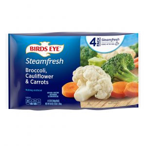 Birds Eye Steam Fresh California Blend Broccoli, Cauliflower, & Carrots, 4-12oz.