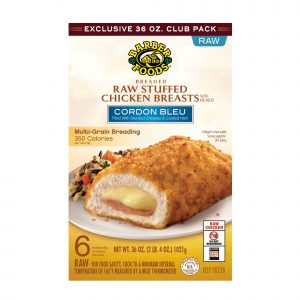Barber Foods Cordon Bleu Stuffed Chicken, 36 oz.