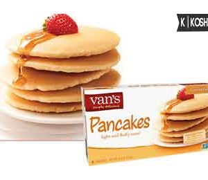 Van's Homestyle Pancakes, 12.4 Oz, 8 Count