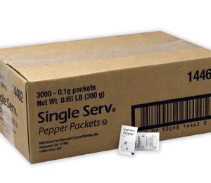 Chef's Quality Pepper Packets - 3,000 Pack