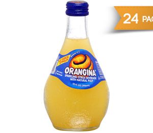 Orangina 16oz Glass Bottles - 24 Pack