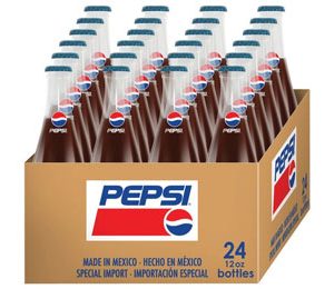 Pepsi of Mexico - 12oz Glass Bottles - 24 Pack