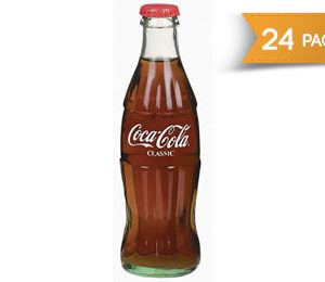 Coca Cola Classic 8oz Glass Bottles - 24 Pack