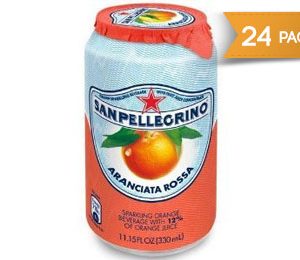 San Pellegrino Sparkling Blood Organge - 11oz Cans  - 24 Pack