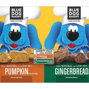 Blue Dog Bakery Pumpkin and Gingerbread Dog Treats, 4 pk./20 oz.