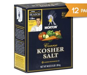 Morton Kosher Salt 3 Lb - 12 Pack