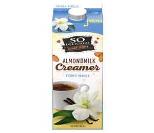 So Delicious Original Dairy Free Almond Milk Creamer, French Vanilla, One Quart