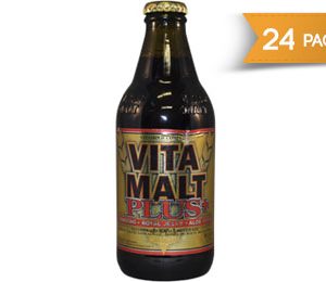 Vita Malt Plus - 11oz Glass Bottle - 24 Pack